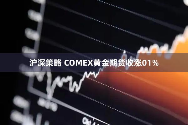 沪深策略 COMEX黄金期货收涨01%